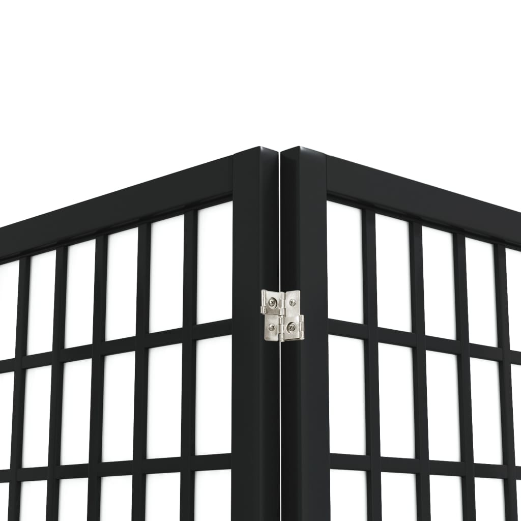 Cloison de séparation pliable 5 panneaux 200x170 cm Noir - XIOS