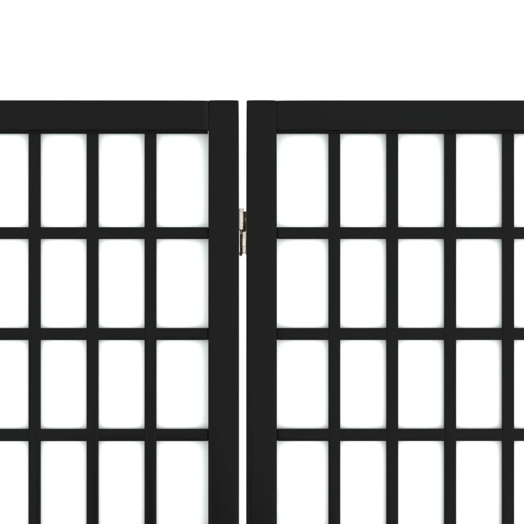 Cloison de séparation pliable 5 panneaux 200x170 cm Noir - XIOS