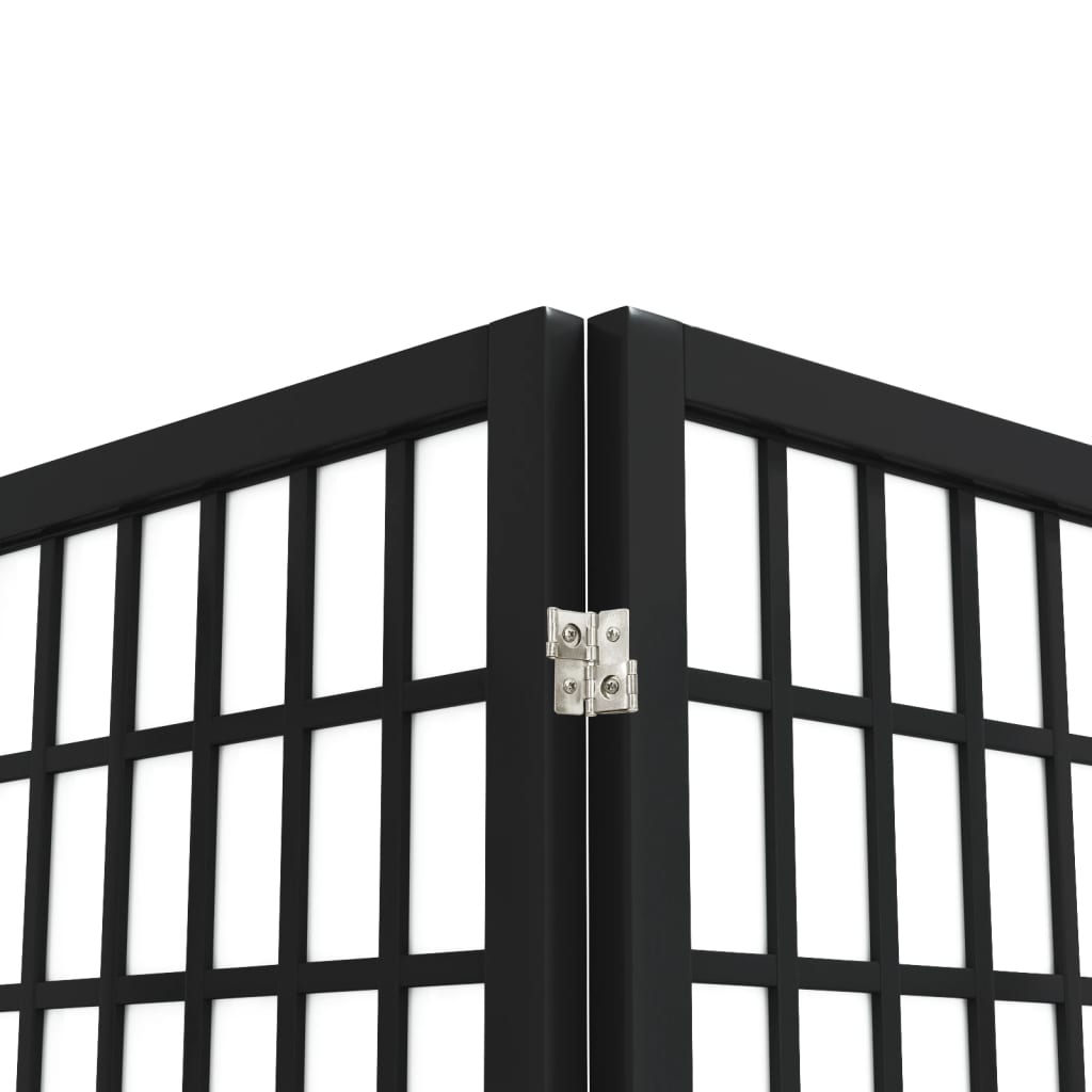 Cloison de séparation pliable 6 panneaux 240x170 cm Noir - XIOS