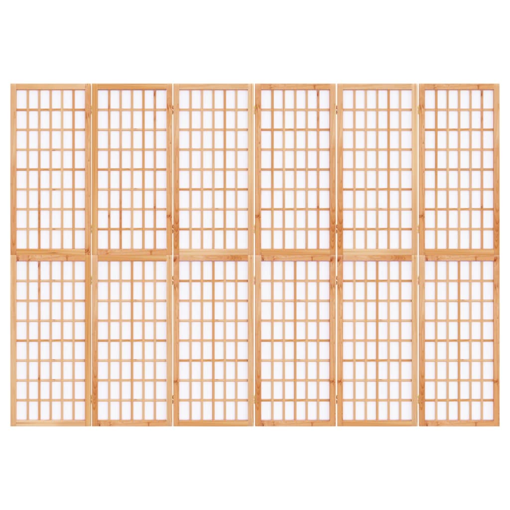 Cloison de séparation pliable 6 panneaux 240x170 cm