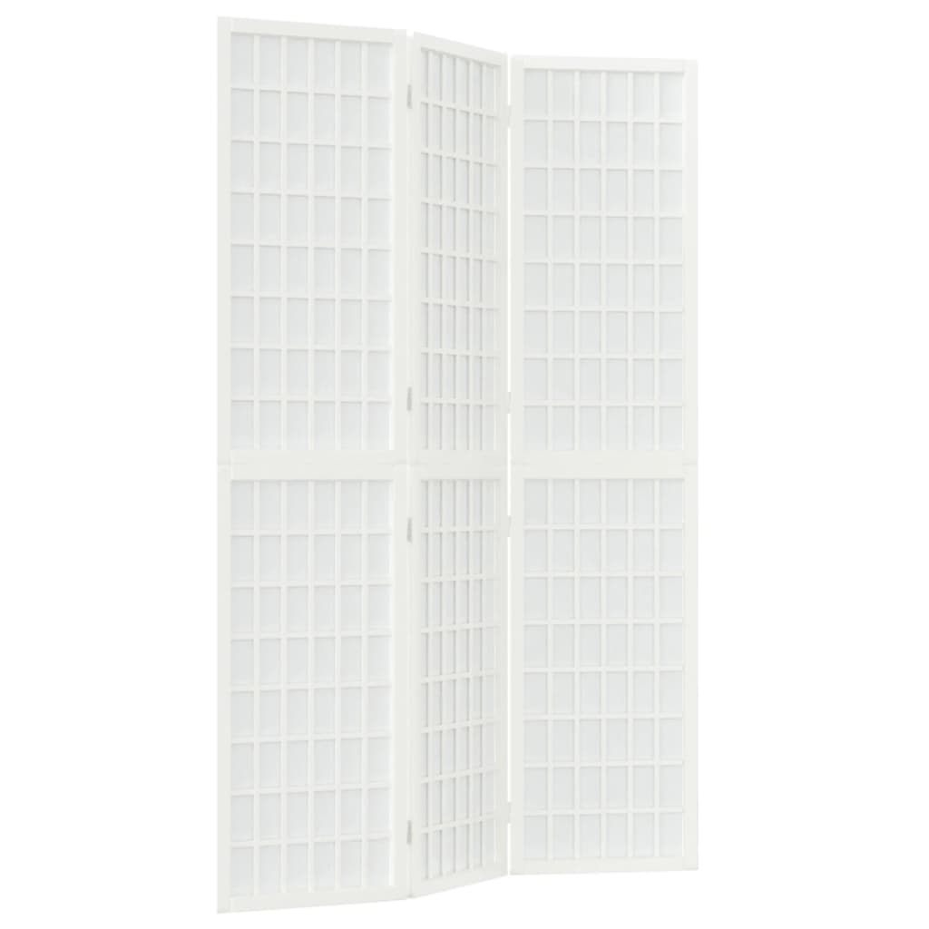 Cloison de séparation pliable 3 panneaux 120x170 cm Blanc - XIOS