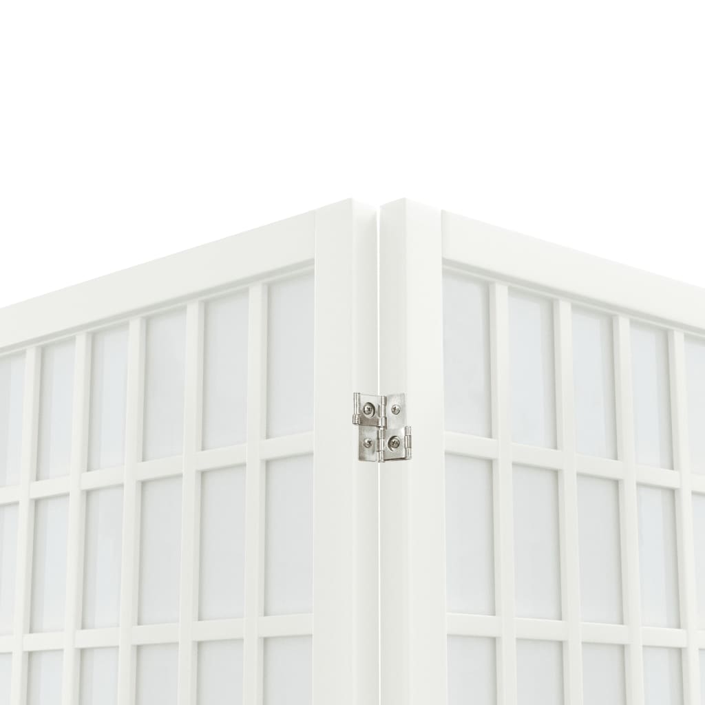 Cloison de séparation pliable 6 panneaux 240x170 cm Blanc