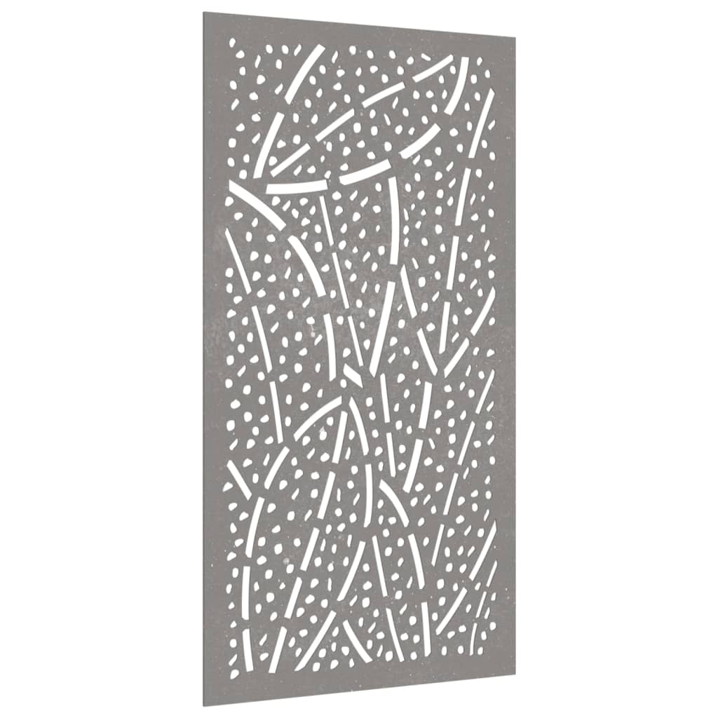 Décoration murale jardin 105x55 cm acier corten design feuille Affiches, reproductions & œuvres graphiques vidaXL