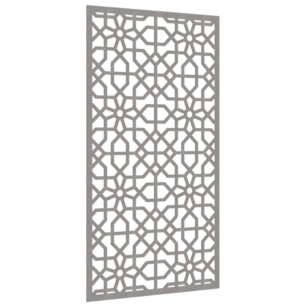 Décoration murale jardin 105x55cm acier corten design mauresque - XIOS