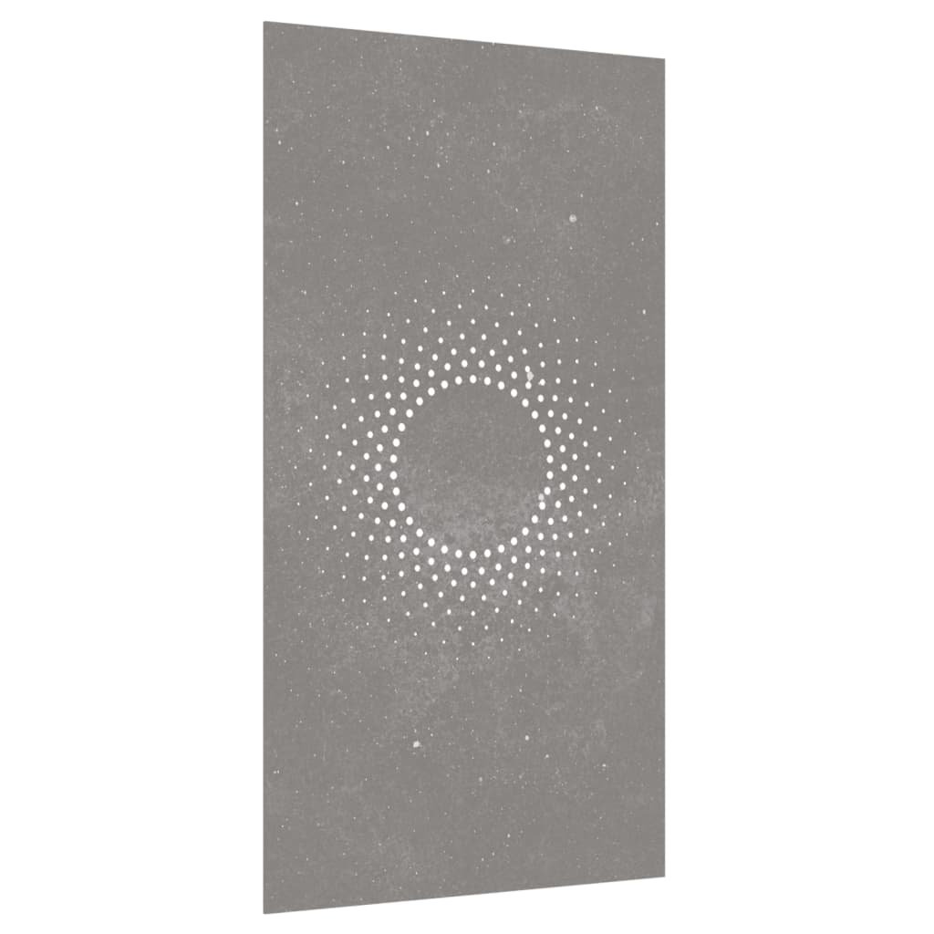 Décoration murale jardin 105x55cm acier corten design du soleil - XIOS