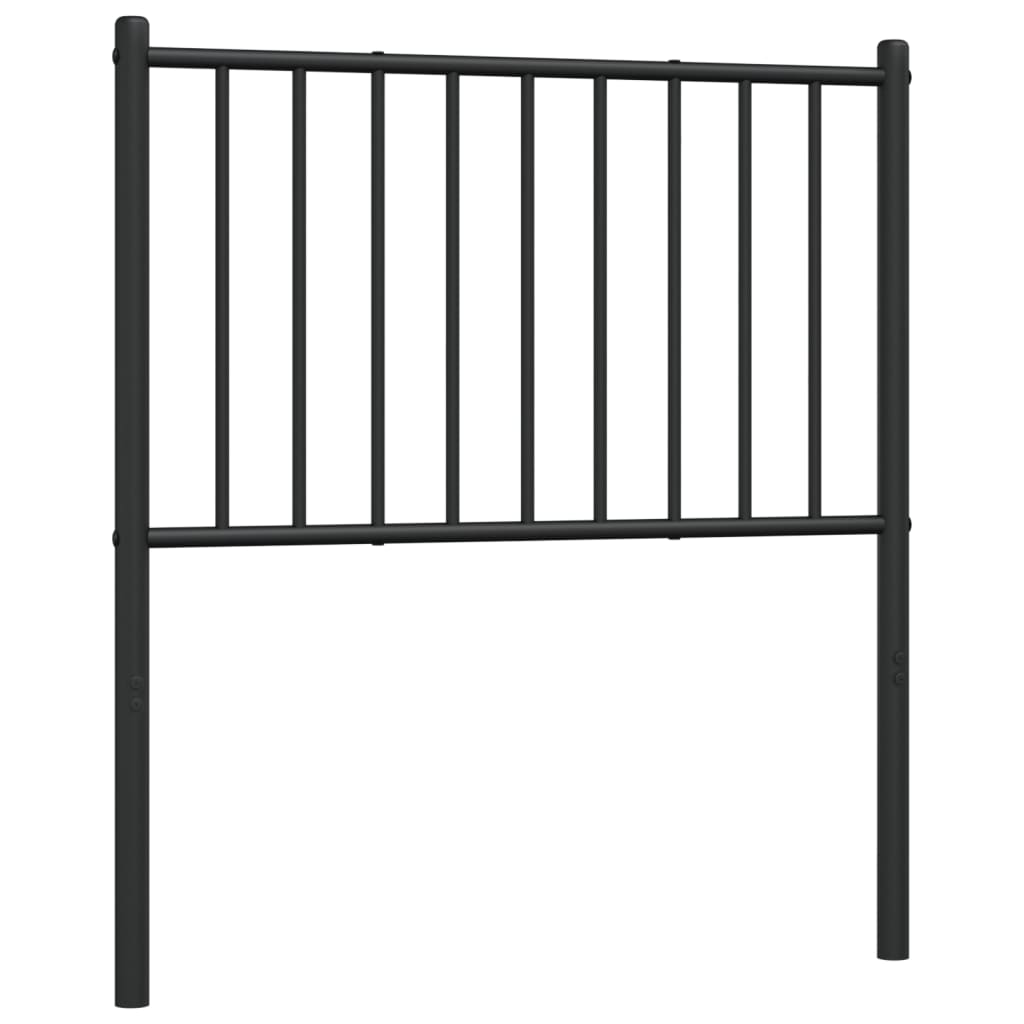 Tête de lit métal noir 75 cm - XIOS