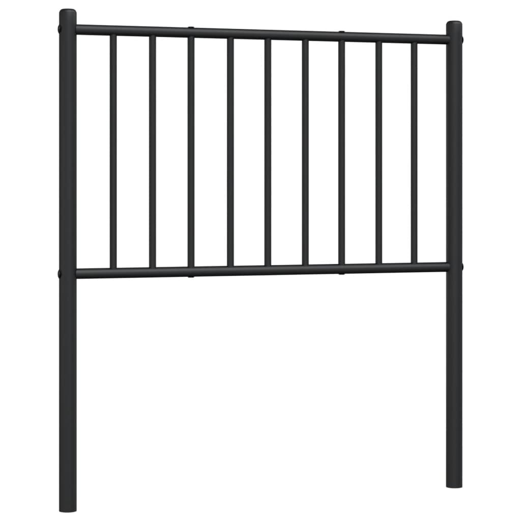 Tête de lit métal noir 75 cm - XIOS
