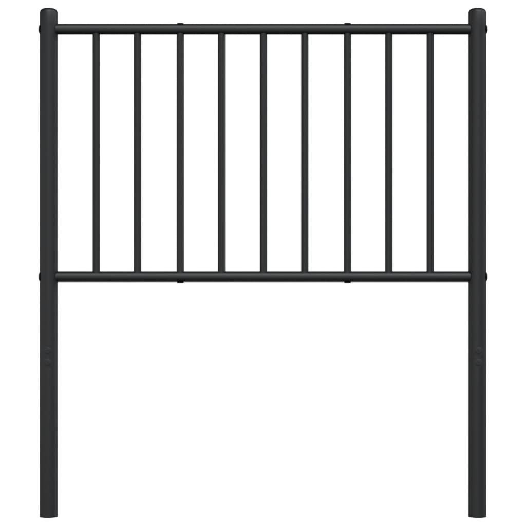 Tête de lit métal noir 75 cm - XIOS
