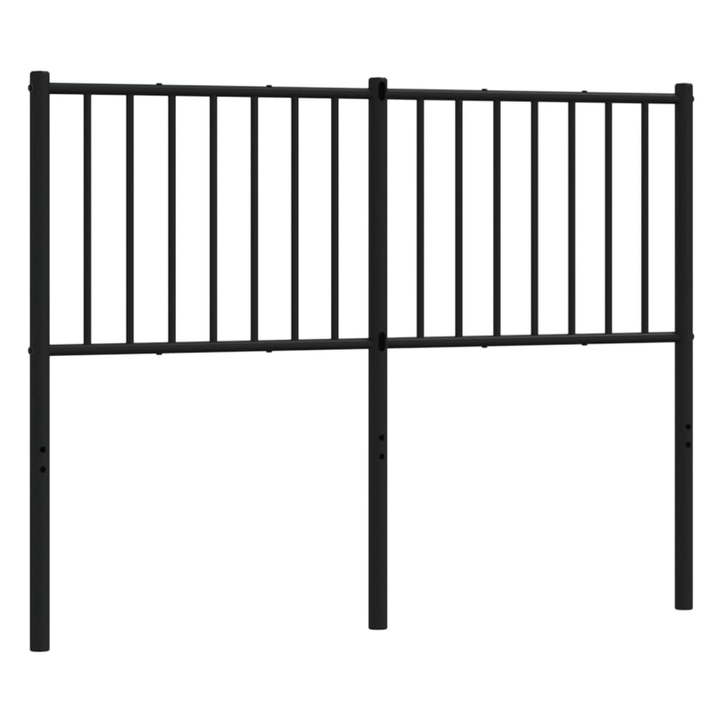 Tête de lit métal noir 120 cm - XIOS