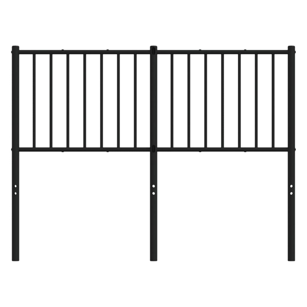 Tête de lit métal noir 120 cm - XIOS