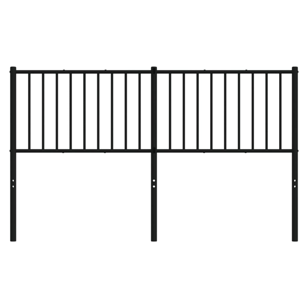 Tête de lit métal noir 160 cm - XIOS