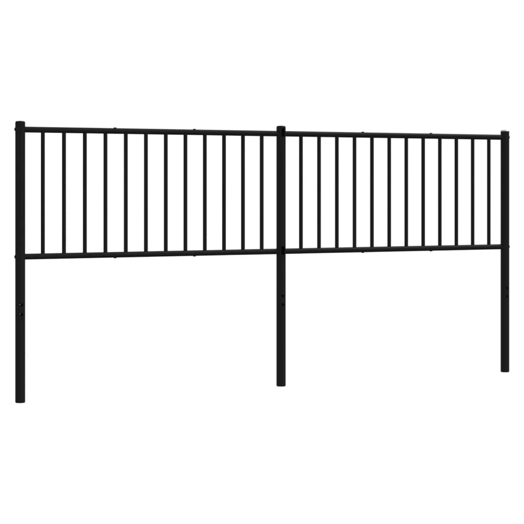 Tête de lit métal noir 193 cm - XIOS