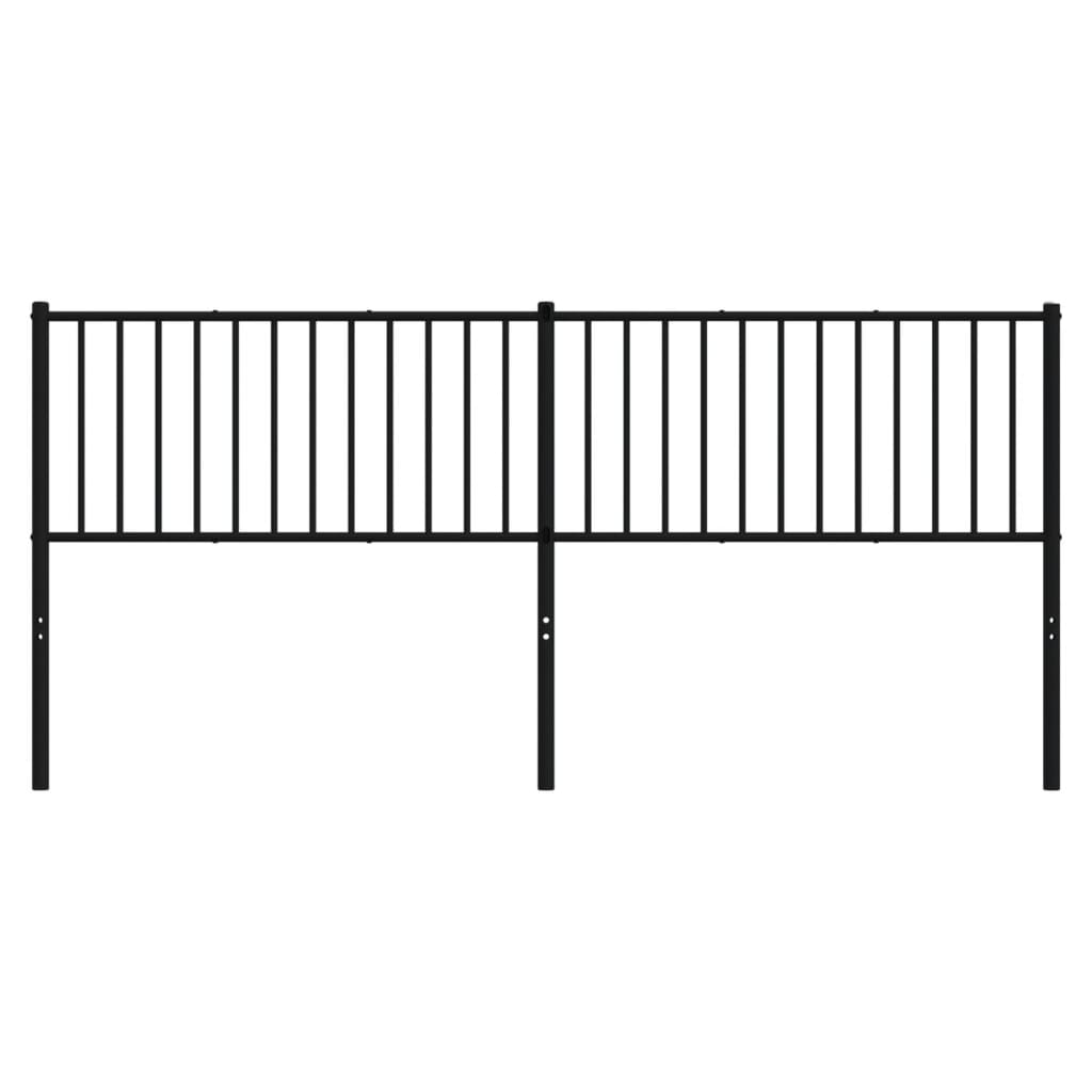 Tête de lit métal noir 200 cm - XIOS
