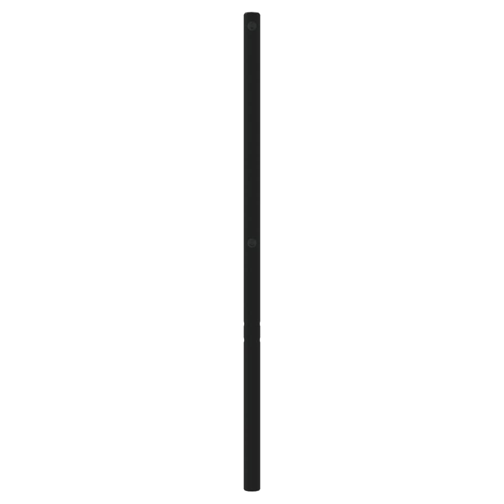 Tête de lit métal noir 200 cm - XIOS