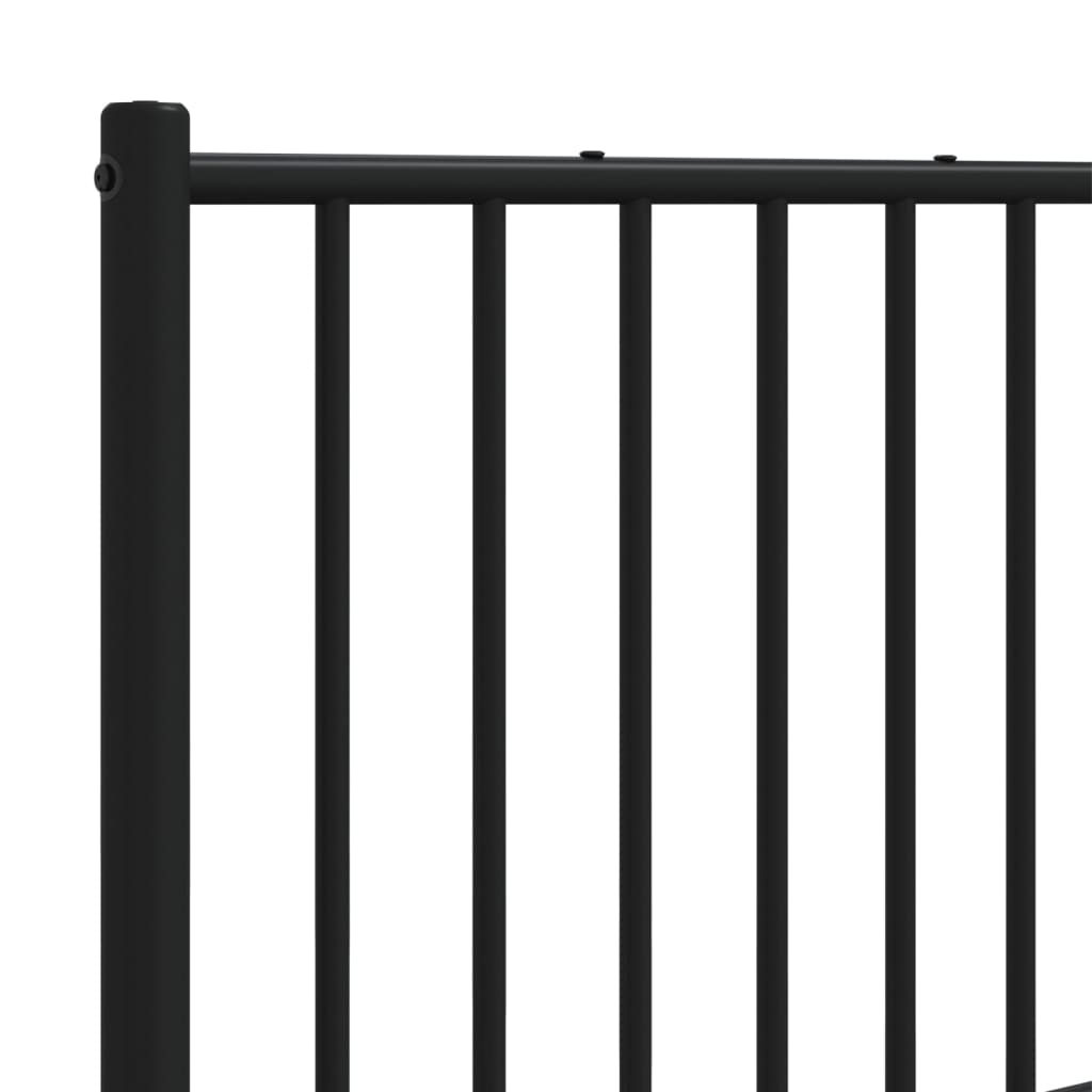 Tête de lit métal noir 200 cm - XIOS