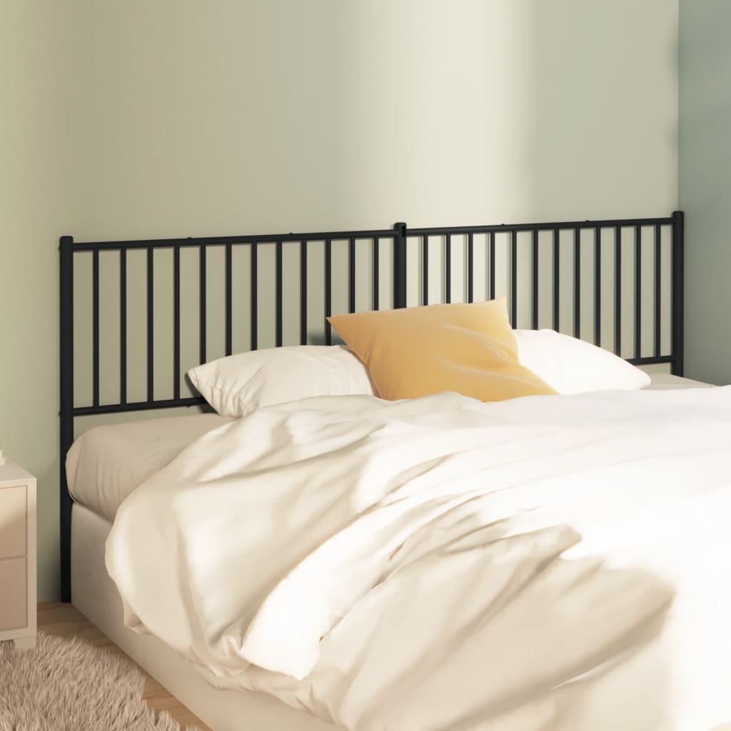 Tête de lit métal noir 200 cm - XIOS