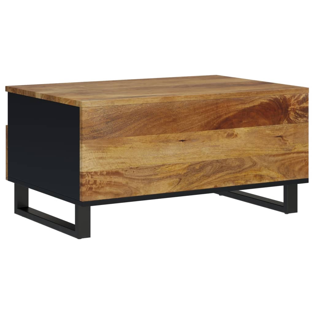 Table basse 80x54x40 cm Bois de manguier solide et d'ingénierie - XIOS