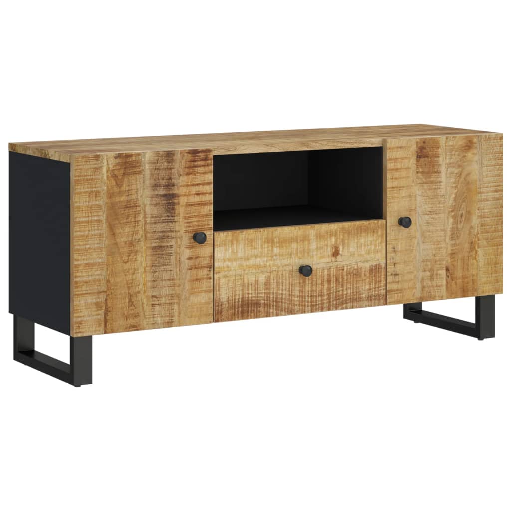Meuble TV 105x33,5x46 cm bois de manguier et d'ingénierie - XIOS