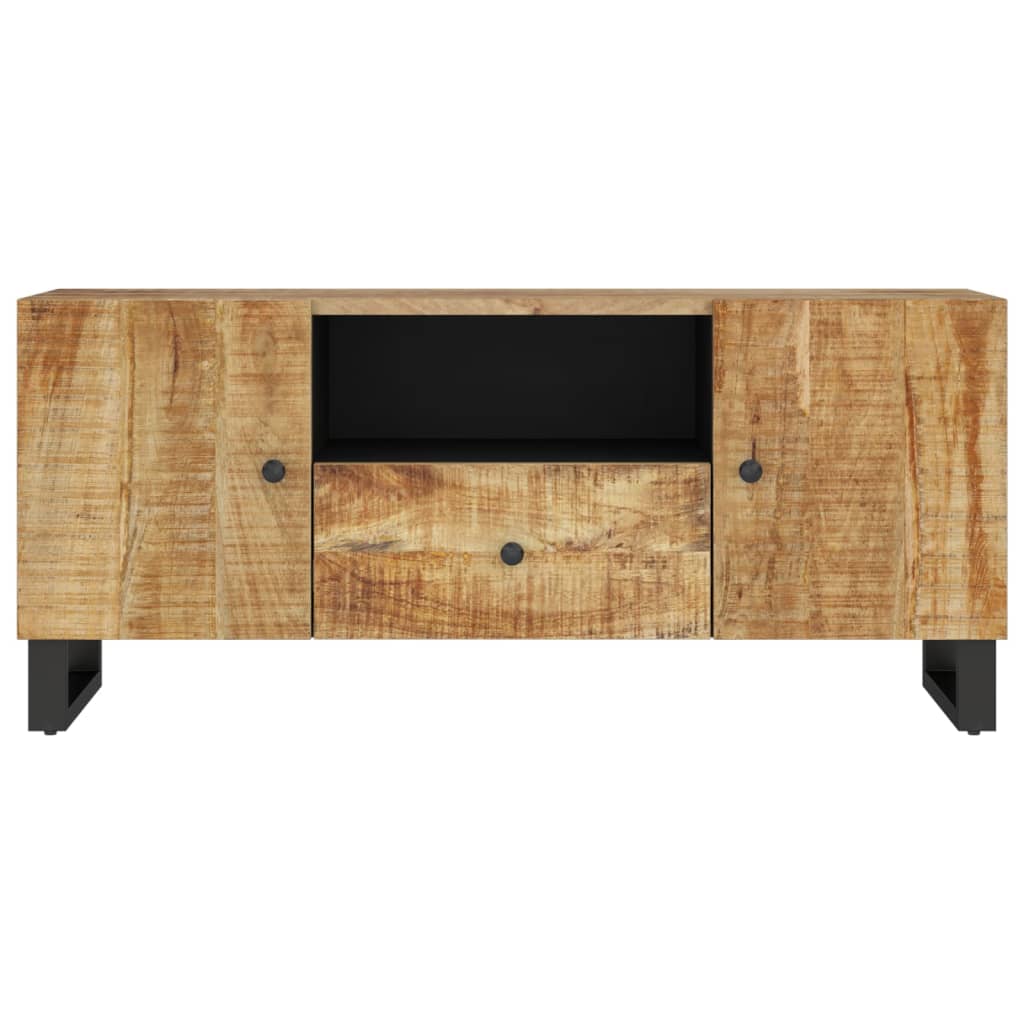 Meuble TV 105x33,5x46 cm bois de manguier et d'ingénierie - XIOS