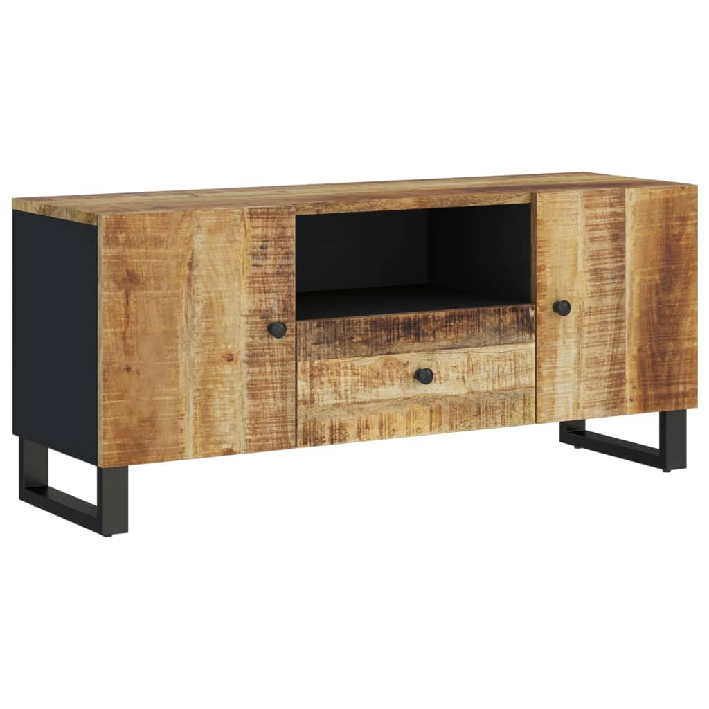 Meuble TV 105x33,5x46 cm bois de manguier et d'ingénierie - XIOS