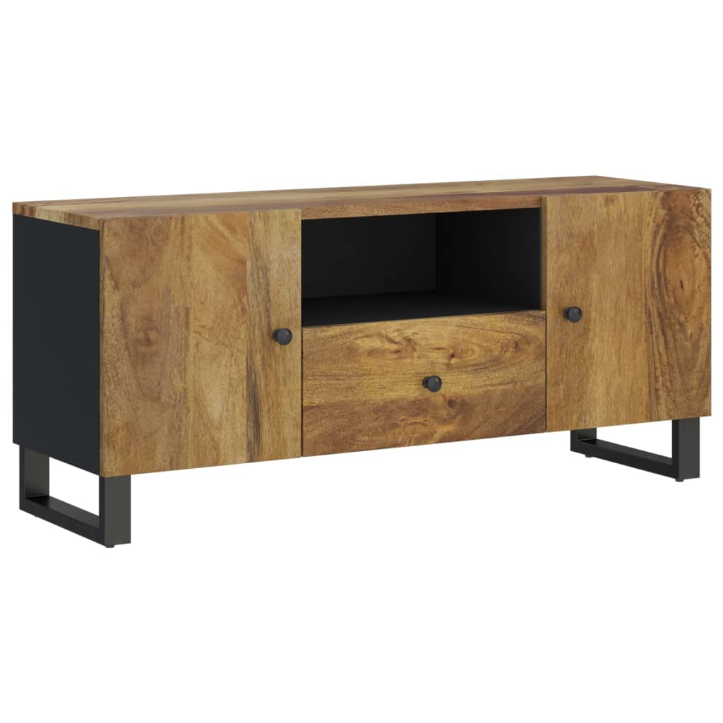 Meuble TV 105x33,5x46 cm bois de manguier et d'ingénierie - XIOS
