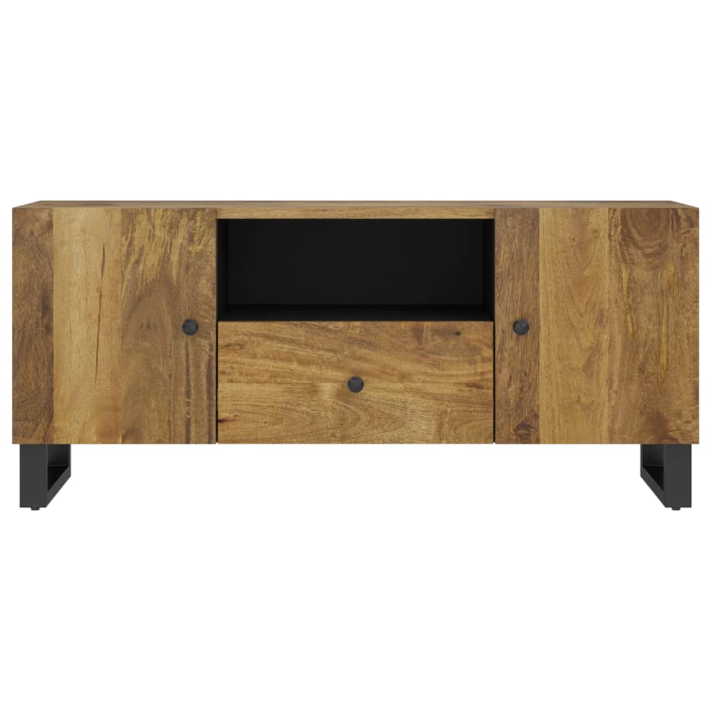 Meuble TV 105x33,5x46 cm bois de manguier et d'ingénierie - XIOS