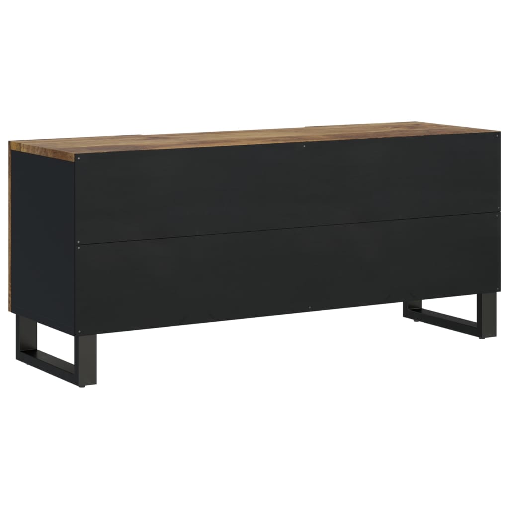 Meuble TV 105x33,5x46 cm bois de manguier et d'ingénierie - XIOS