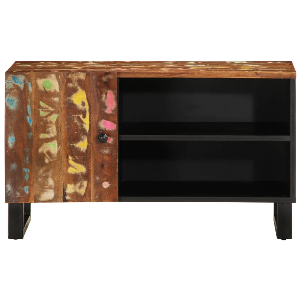 Meuble TV 80x33x46 cm bois de récupération et d'ingénierie - XIOS