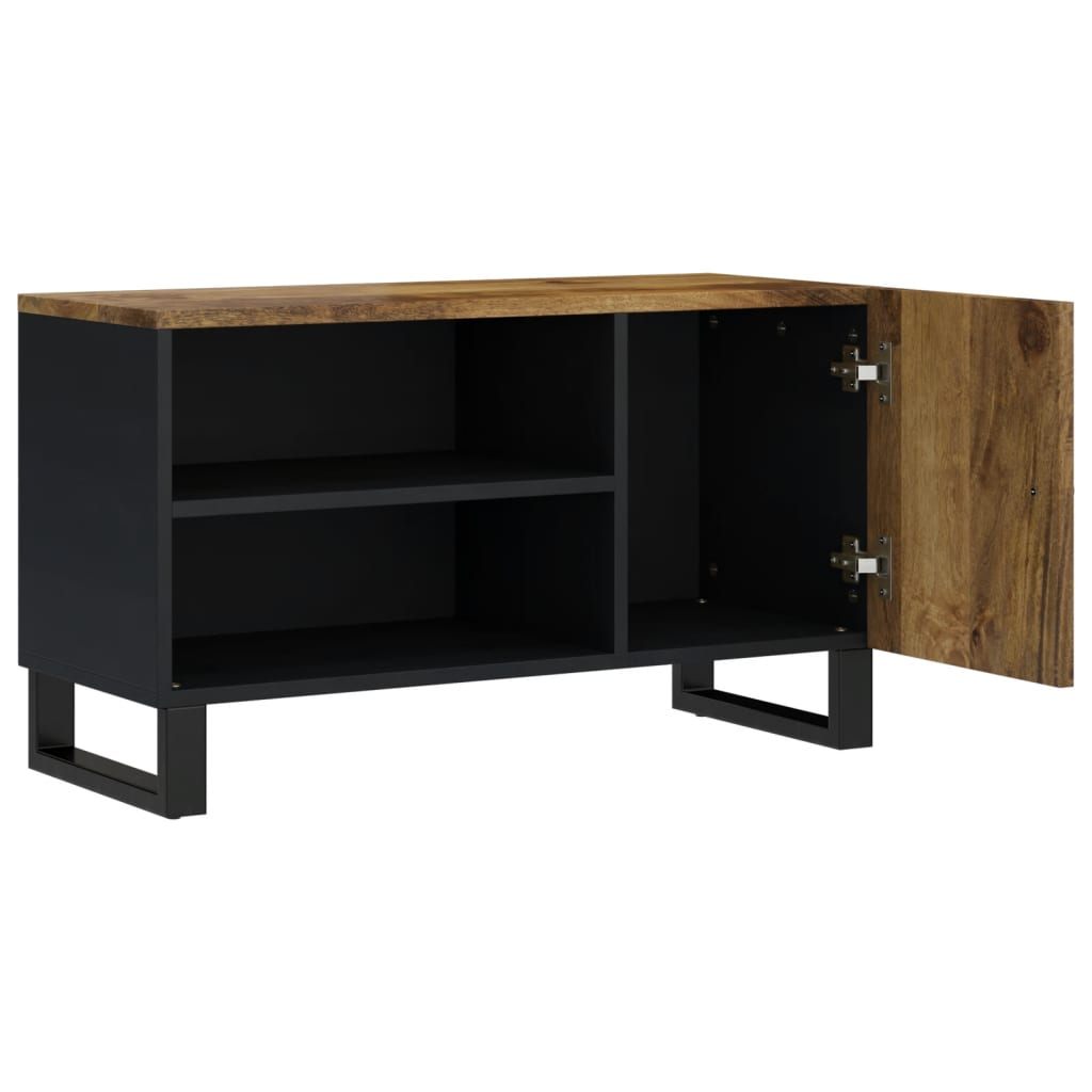 Meuble TV 80x33x46 cm bois de manguier et d'ingénierie - XIOS
