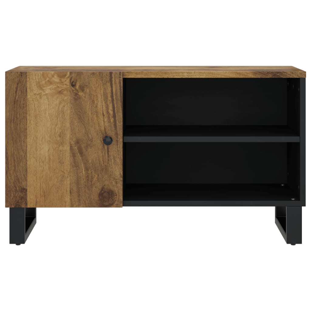 Meuble TV 80x33x46 cm bois de manguier et d'ingénierie - XIOS