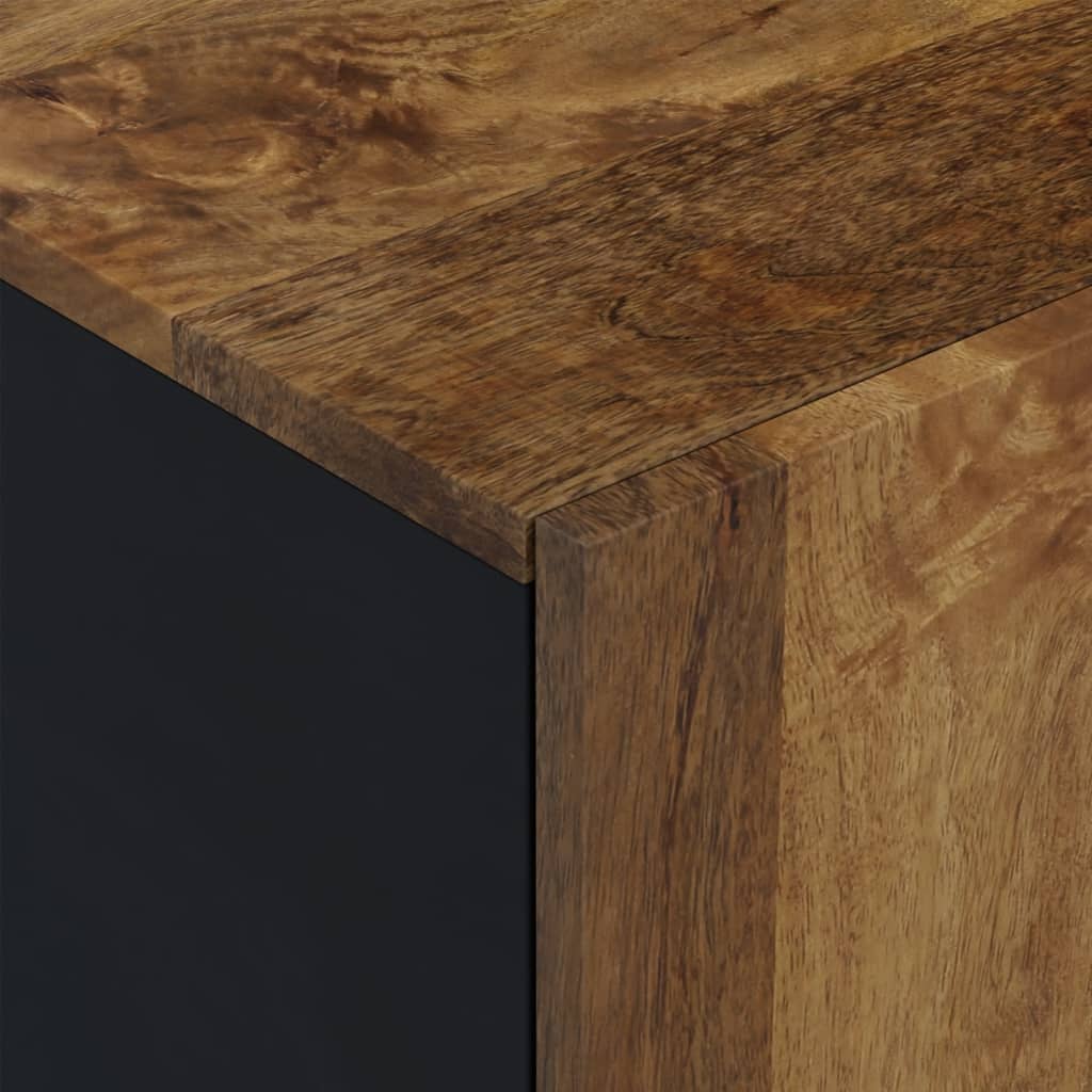 Meuble TV 80x33x46 cm bois de manguier et d'ingénierie - XIOS
