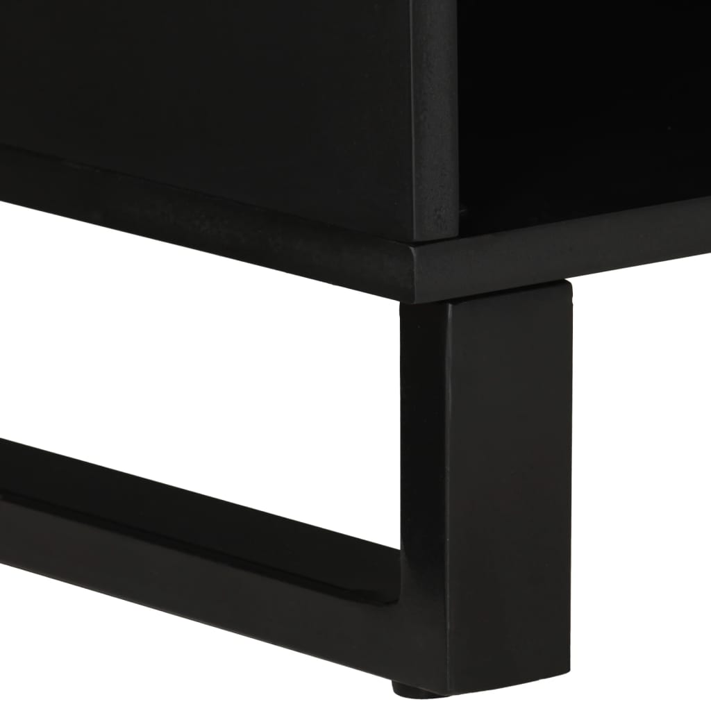 Meuble TV 100x33x46 cm bois de manguier et d'ingénierie - XIOS