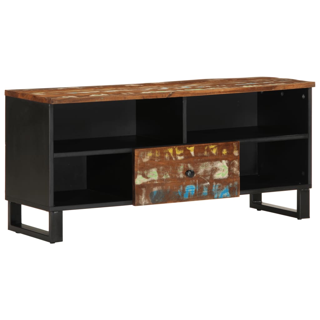 Meuble TV 100x33x46 cm bois de récupération et d'ingénierie Meubles TV vidaXL   