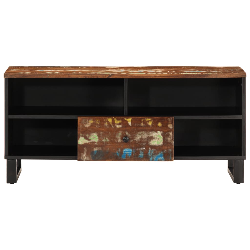 Meuble TV 100x33x46 cm bois de récupération et d'ingénierie Meubles TV vidaXL   