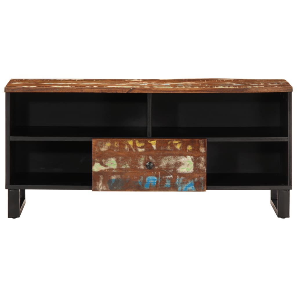 Meuble TV 100x33x46 cm bois de récupération et d'ingénierie Meubles TV vidaXL   