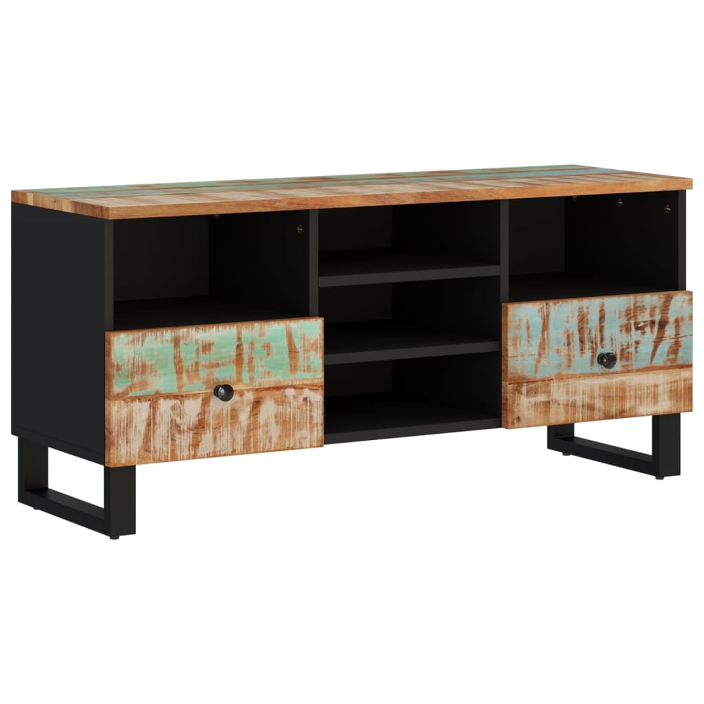 Meuble TV 100x33x46 cm bois de récupération et d'ingénierie Meubles TV vidaXL   