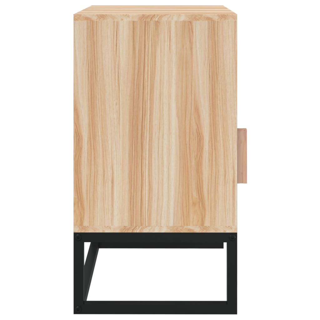 Tables de chevet 2 pcs 40x30x55,5 cm bois ingénierie et fer - XIOS