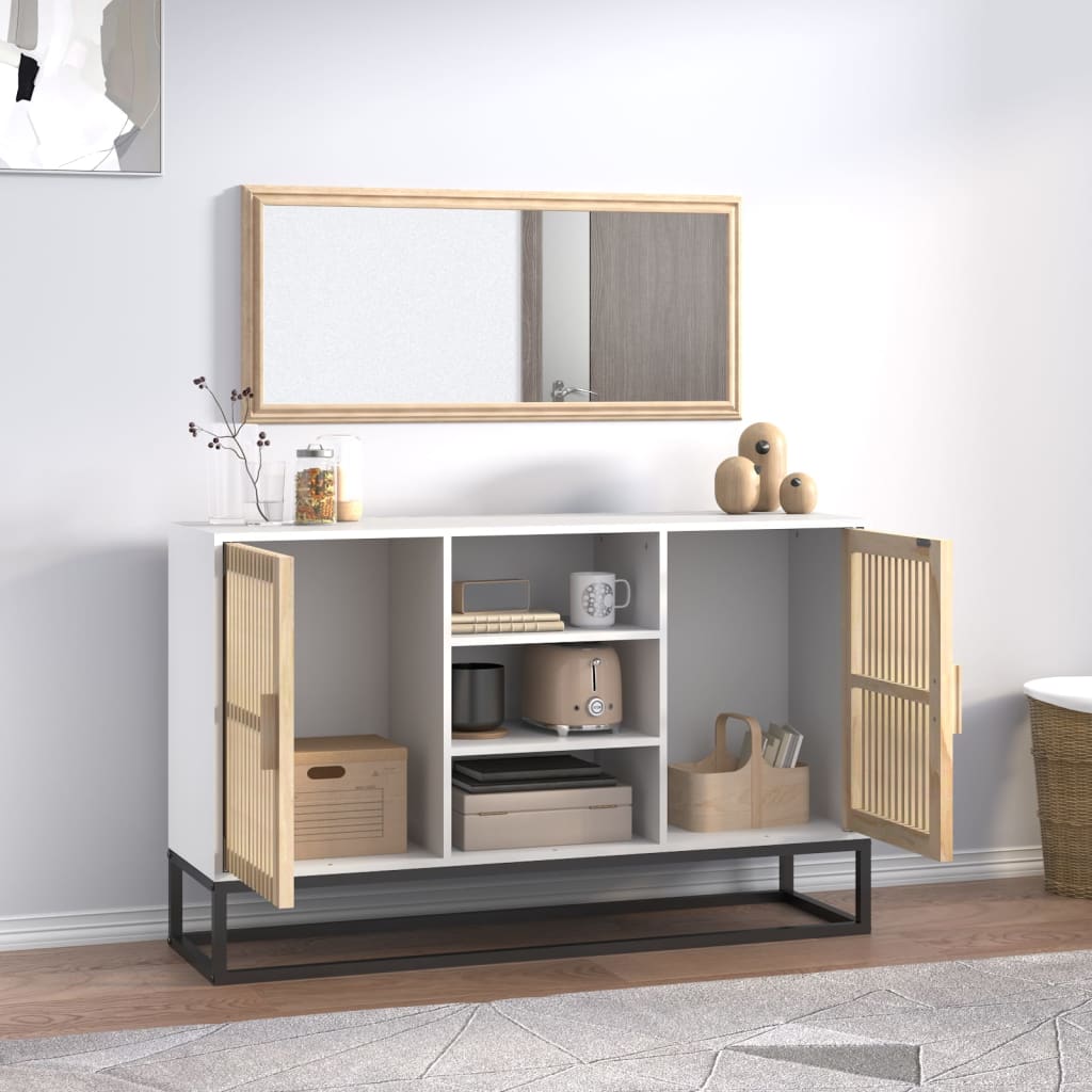 Buffet blanc 105x30x65 cm bois d'ingénierie - XIOS
