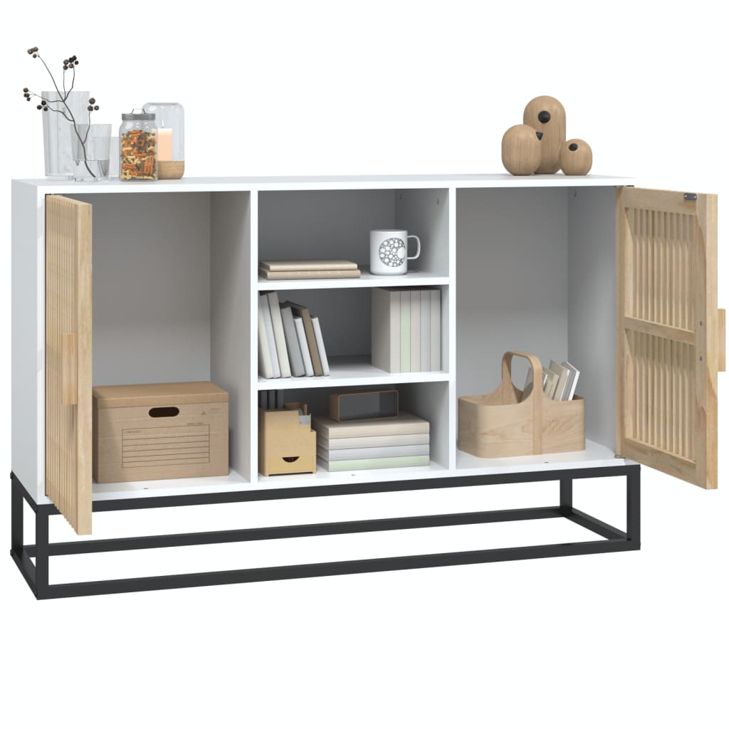 Buffet blanc 105x30x65 cm bois d'ingénierie - XIOS
