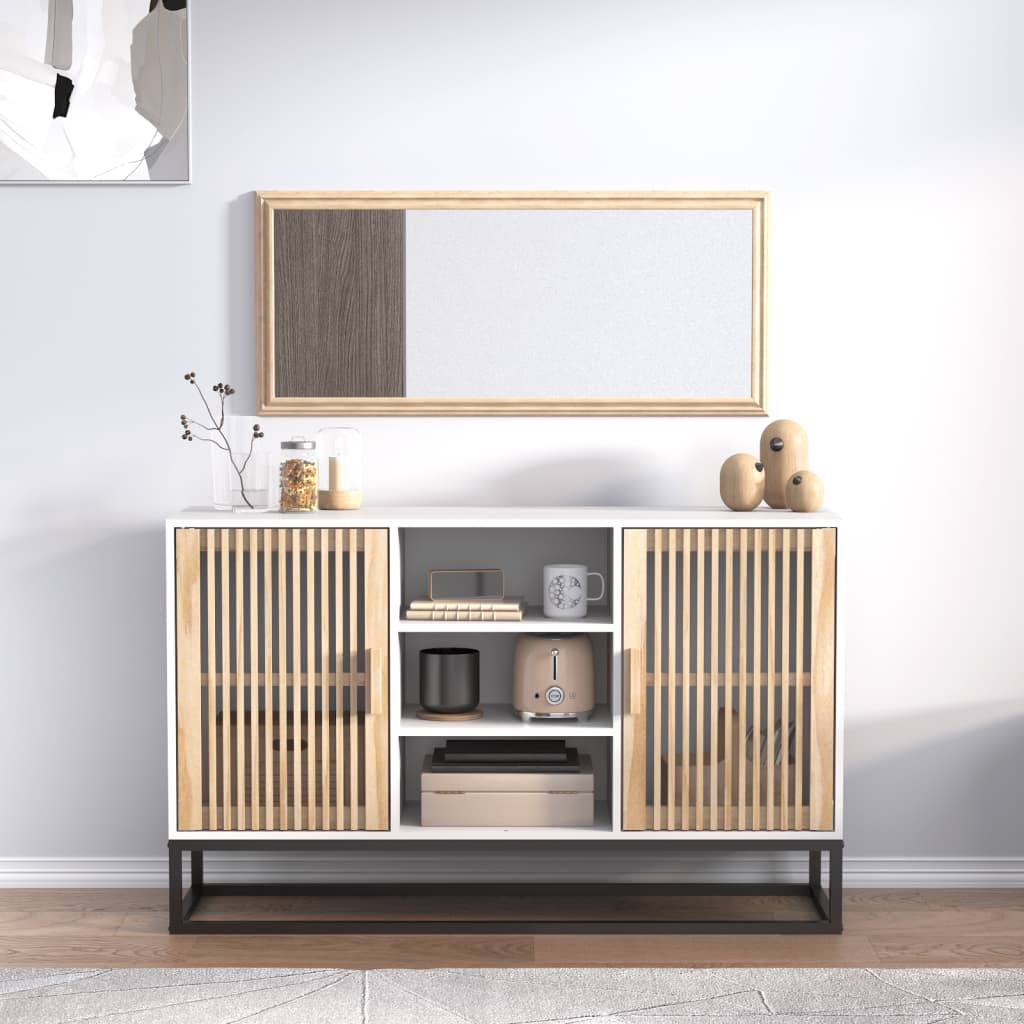 Buffet blanc 105x30x65 cm bois d'ingénierie - XIOS