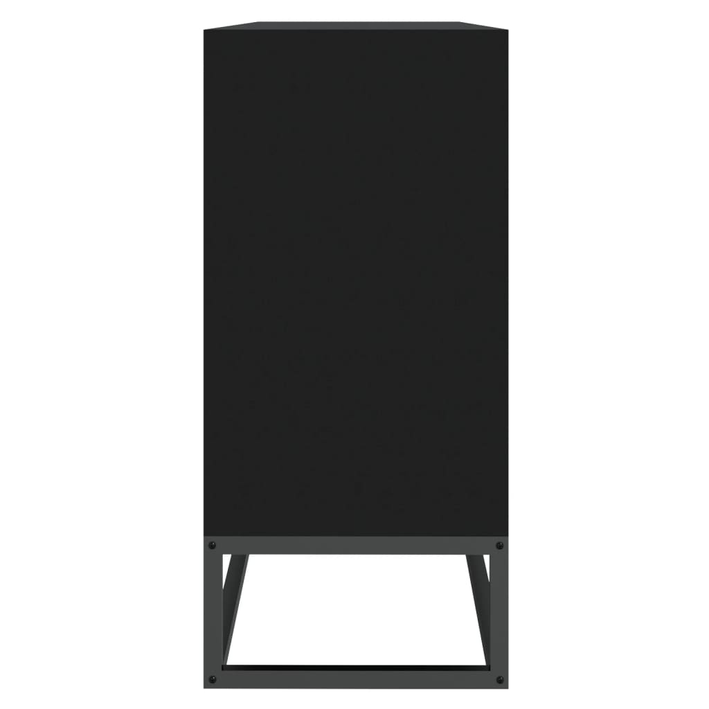 Buffet noir 105x30x65 cm bois d'ingénierie - XIOS