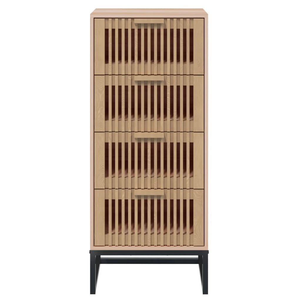 Buffet haut 40x30x95 cm bois d'ingénierie - XIOS