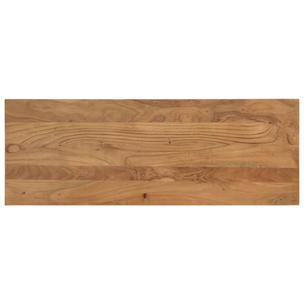 Banc de salle à manger 110x40x46 cm bois massif acacia et acier - XIOS