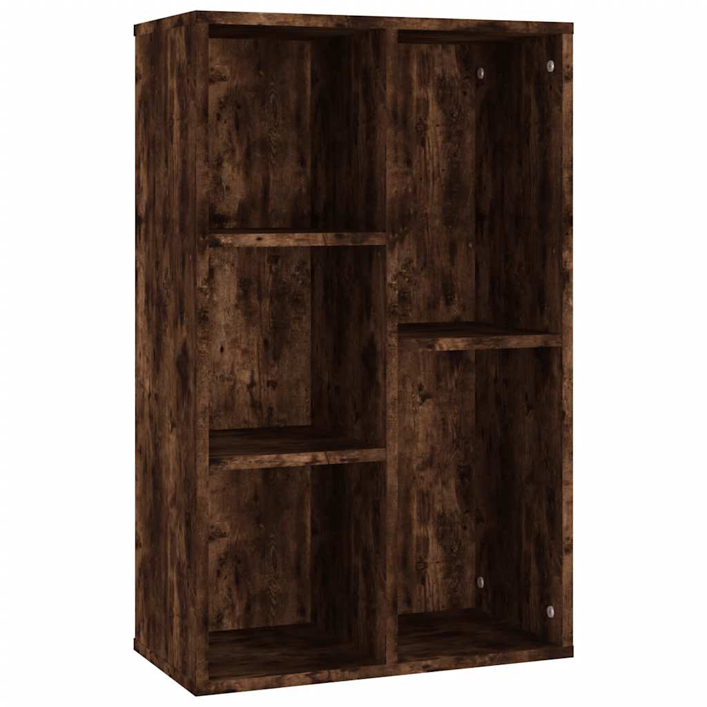 Bibliothèque/Buffet chêne fumé 50x25x80 cm bois d'ingénierie - XIOS