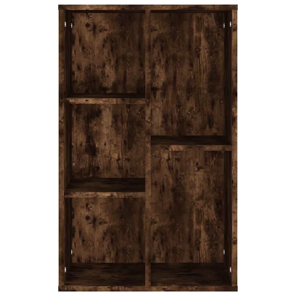 Bibliothèque/Buffet chêne fumé 50x25x80 cm bois d'ingénierie - XIOS