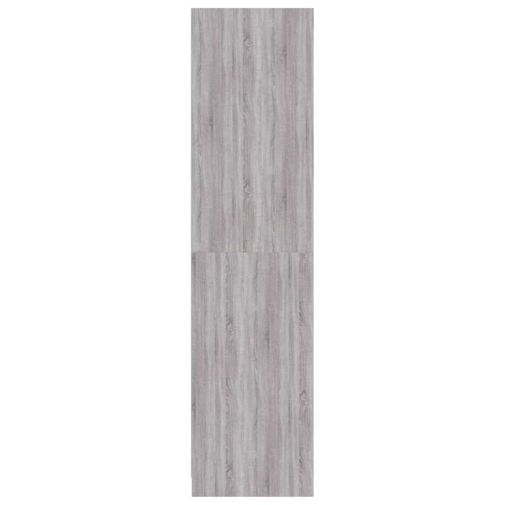 Garde-robe sonoma gris 100x50x200 cm bois d'ingénierie - XIOS