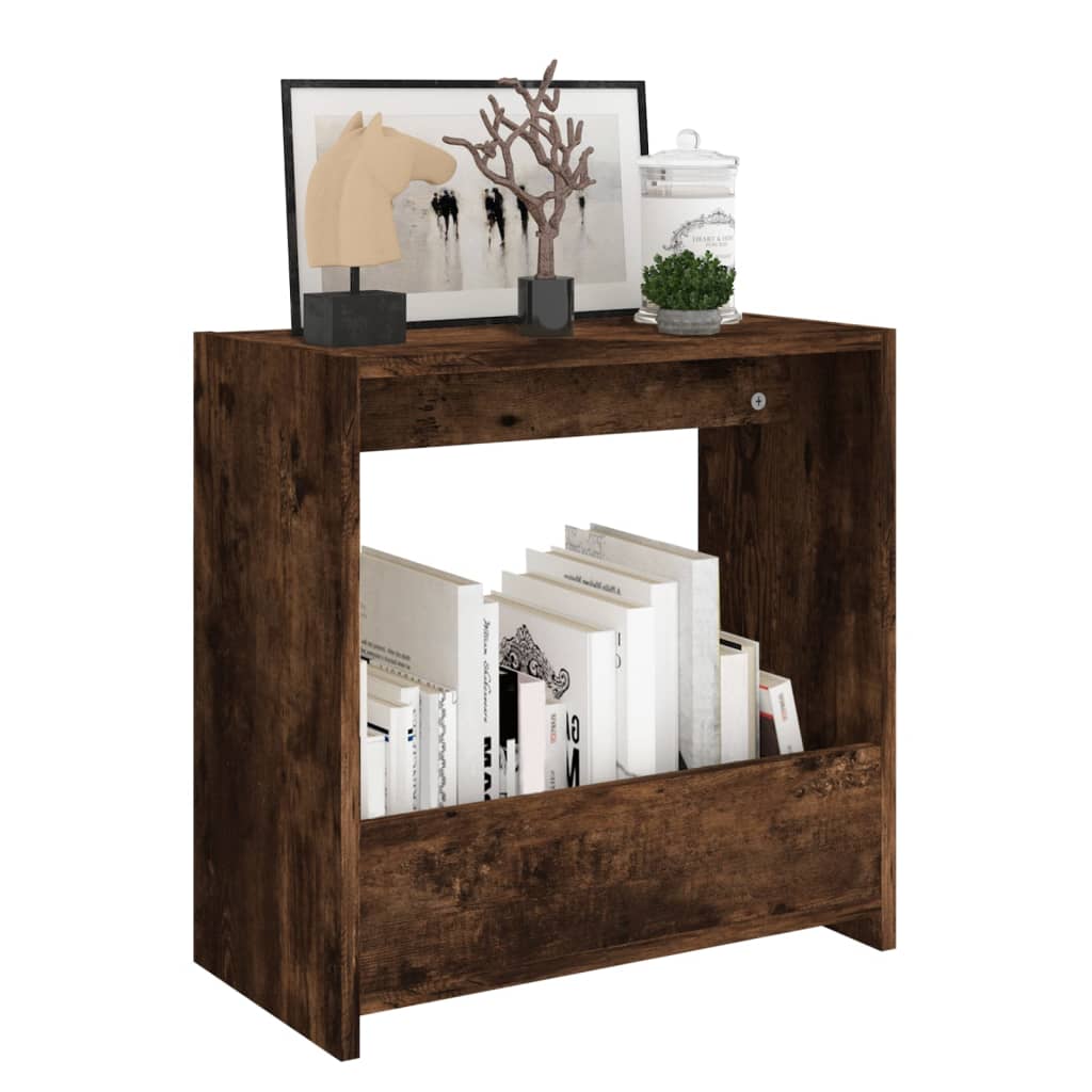 Table d'appoint Chêne fumé 50x26x50 cm Bois d'ingénierie - XIOS