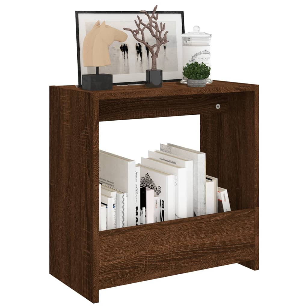 Table d'appoint Chêne marron 50x26x50 cm Bois d'ingénierie - XIOS