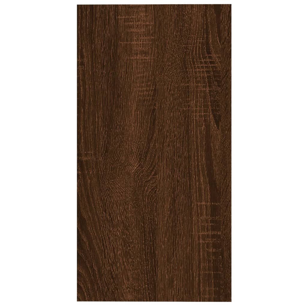 Table d'appoint Chêne marron 50x26x50 cm Bois d'ingénierie - XIOS