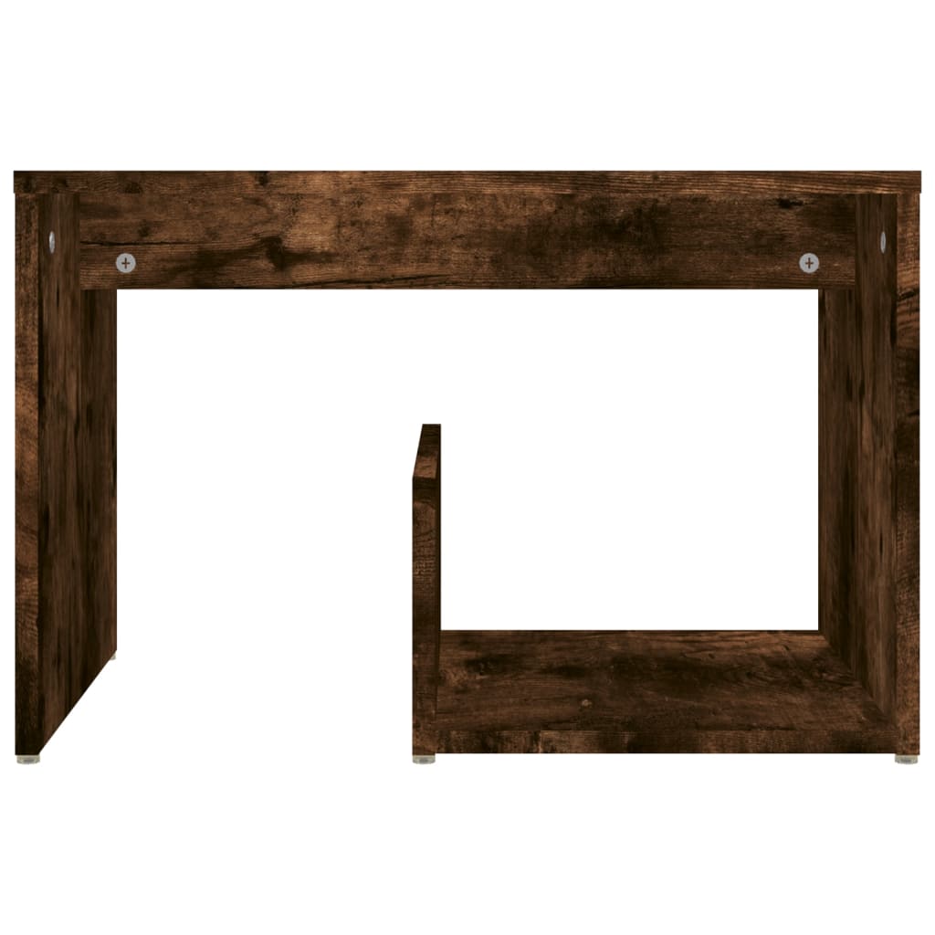 Table d'appoint Chêne fumé 59x36x38 cm Bois d'ingénierie - XIOS